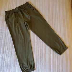 Women's J Crew linen joggers